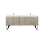 Lancy 80 in W x 20 in D Rustic Acacia Double Bath Vanity