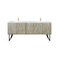 Lancy 80 in W x 20 in D Rustic Acacia Double Bath Vanity