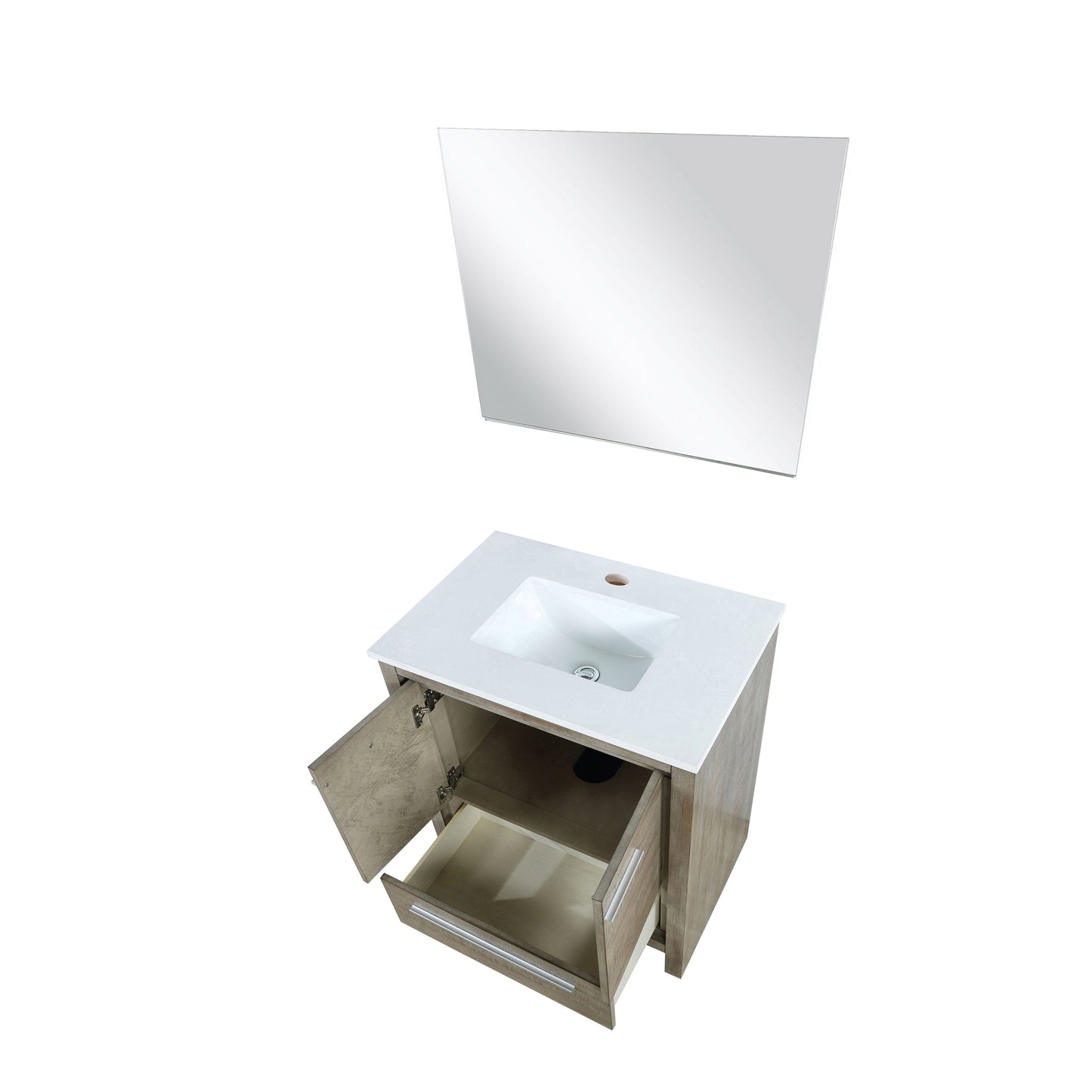 Lafarre 30 in W x 20 in D Rustic Acacia Bath Vanity