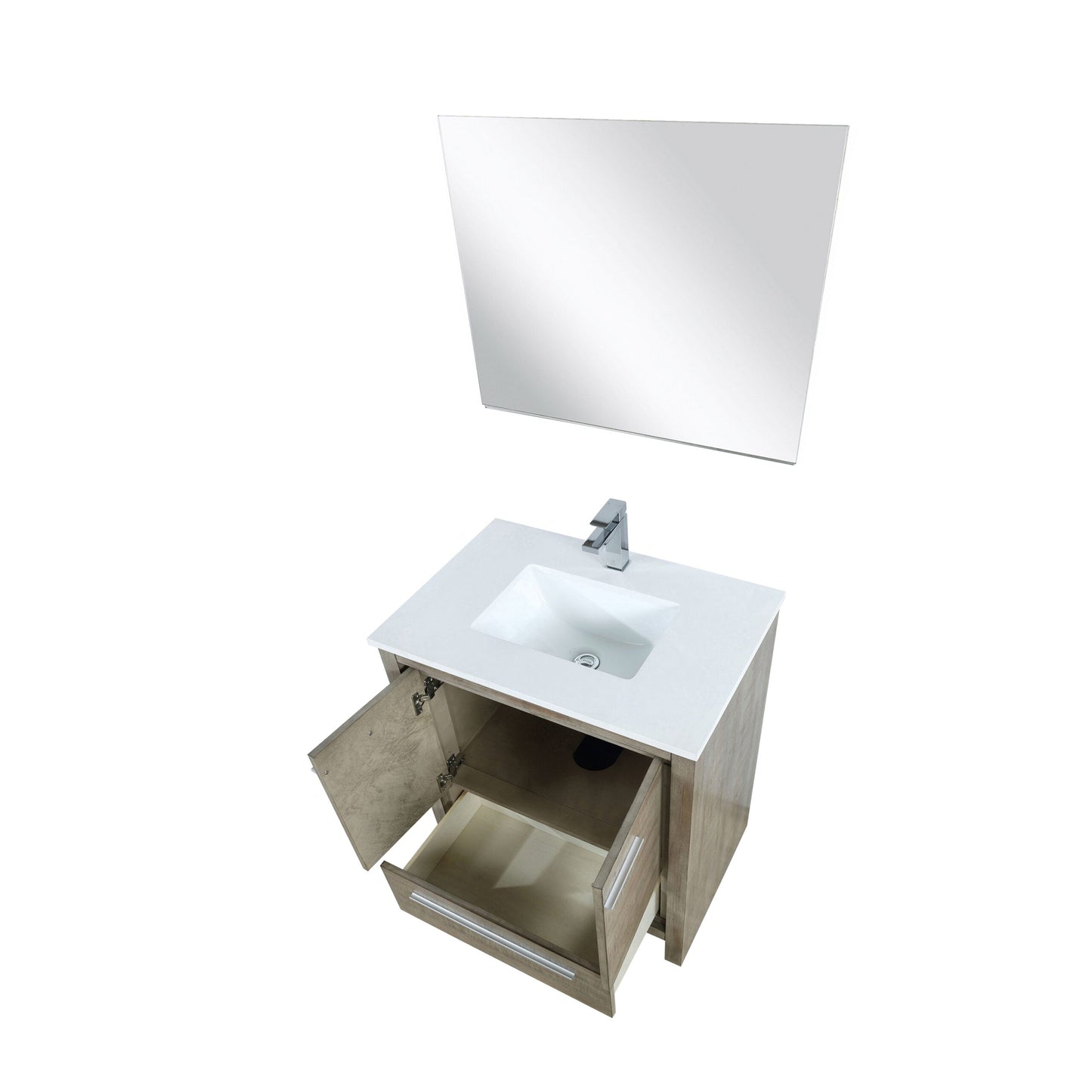Lafarre 30 in W x 20 in D Rustic Acacia Bath Vanity