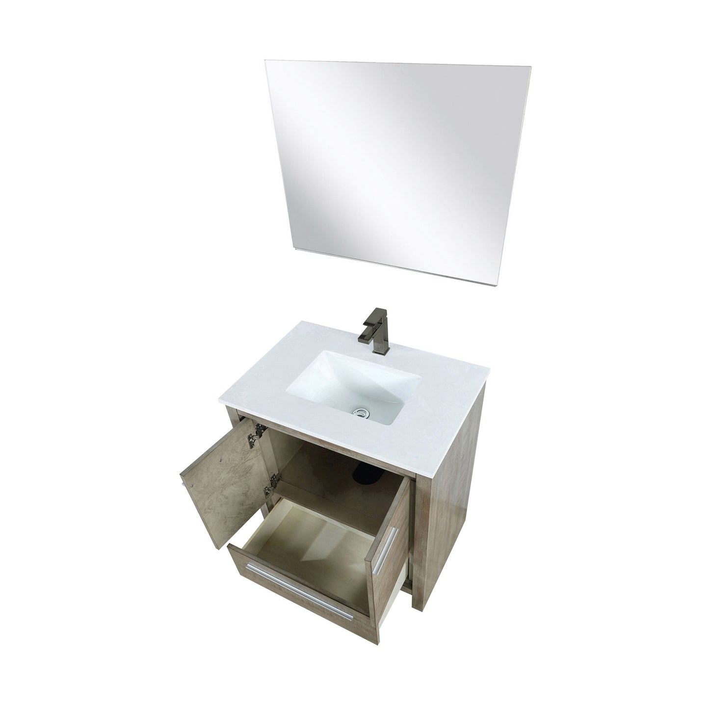 Lafarre 30 in W x 20 in D Rustic Acacia Bath Vanity