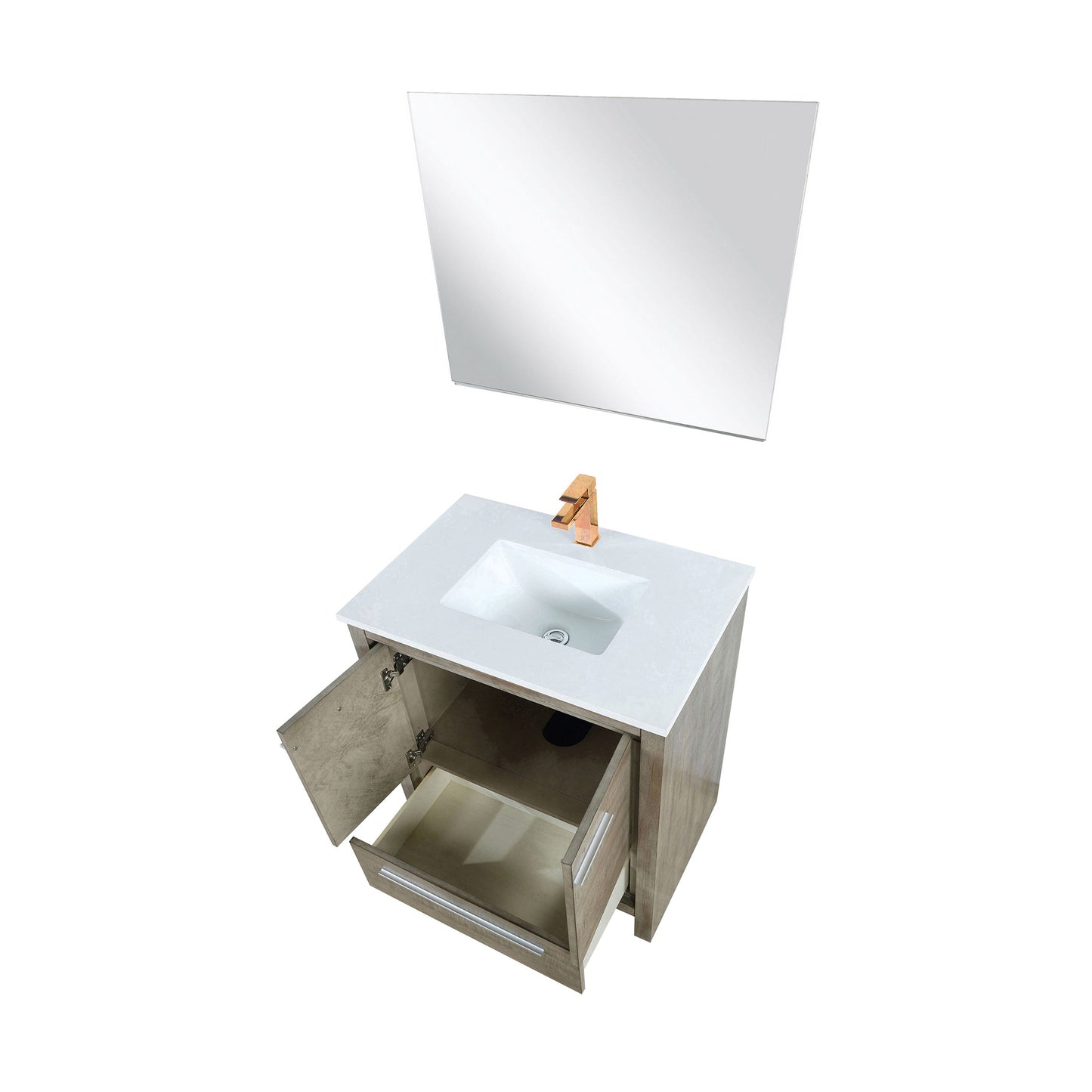 Lafarre 30 in W x 20 in D Rustic Acacia Bath Vanity