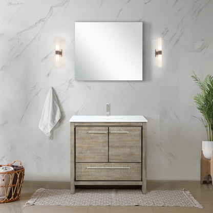 Lafarre 36 in W x 20 in D Rustic Acacia Bath Vanity
