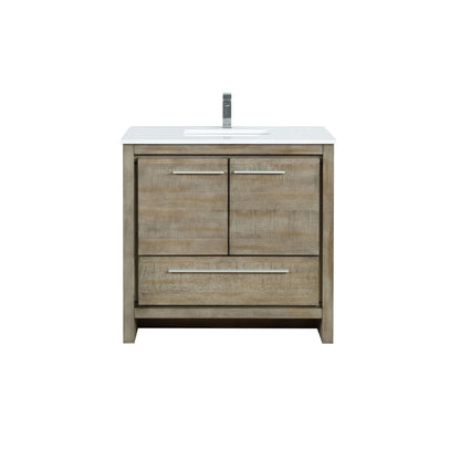 Lafarre 36 in W x 20 in D Rustic Acacia Bath Vanity