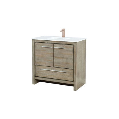 Lafarre 36 in W x 20 in D Rustic Acacia Bath Vanity