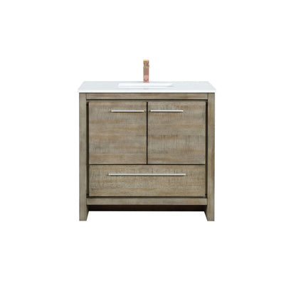 Lafarre 36 in W x 20 in D Rustic Acacia Bath Vanity