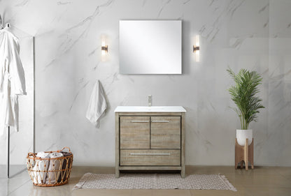 Lafarre 36 in W x 20 in D Rustic Acacia Bath Vanity