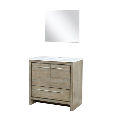 Lafarre 36 in W x 20 in D Rustic Acacia Bath Vanity
