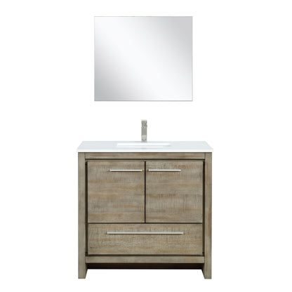 Lafarre 36 in W x 20 in D Rustic Acacia Bath Vanity