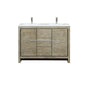Lafarre 48 in W x 20 in D Rustic Acacia Double Bath Vanity