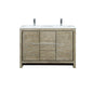 Lafarre 48 in W x 20 in D Rustic Acacia Double Bath Vanity