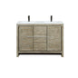 Lafarre 48 in W x 20 in D Rustic Acacia Double Bath Vanity