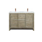 Lafarre 48 in W x 20 in D Rustic Acacia Double Bath Vanity
