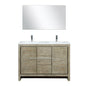 Lafarre 48 in W x 20 in D Rustic Acacia Double Bath Vanity