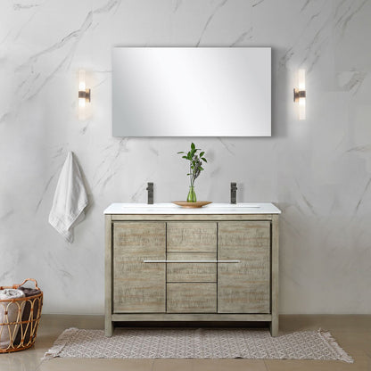 Lafarre 48 in W x 20 in D Rustic Acacia Double Bath Vanity