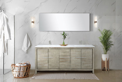 Lafarre 72 in W x 20 in D Rustic Acacia Double Bath Vanity