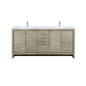 Lafarre 72 in W x 20 in D Rustic Acacia Double Bath Vanity