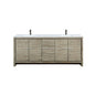 Lafarre 80 in W x 20 in D Rustic Acacia Double Bath Vanity