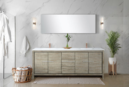 Lafarre 80 in W x 20 in D Rustic Acacia Double Bath Vanity