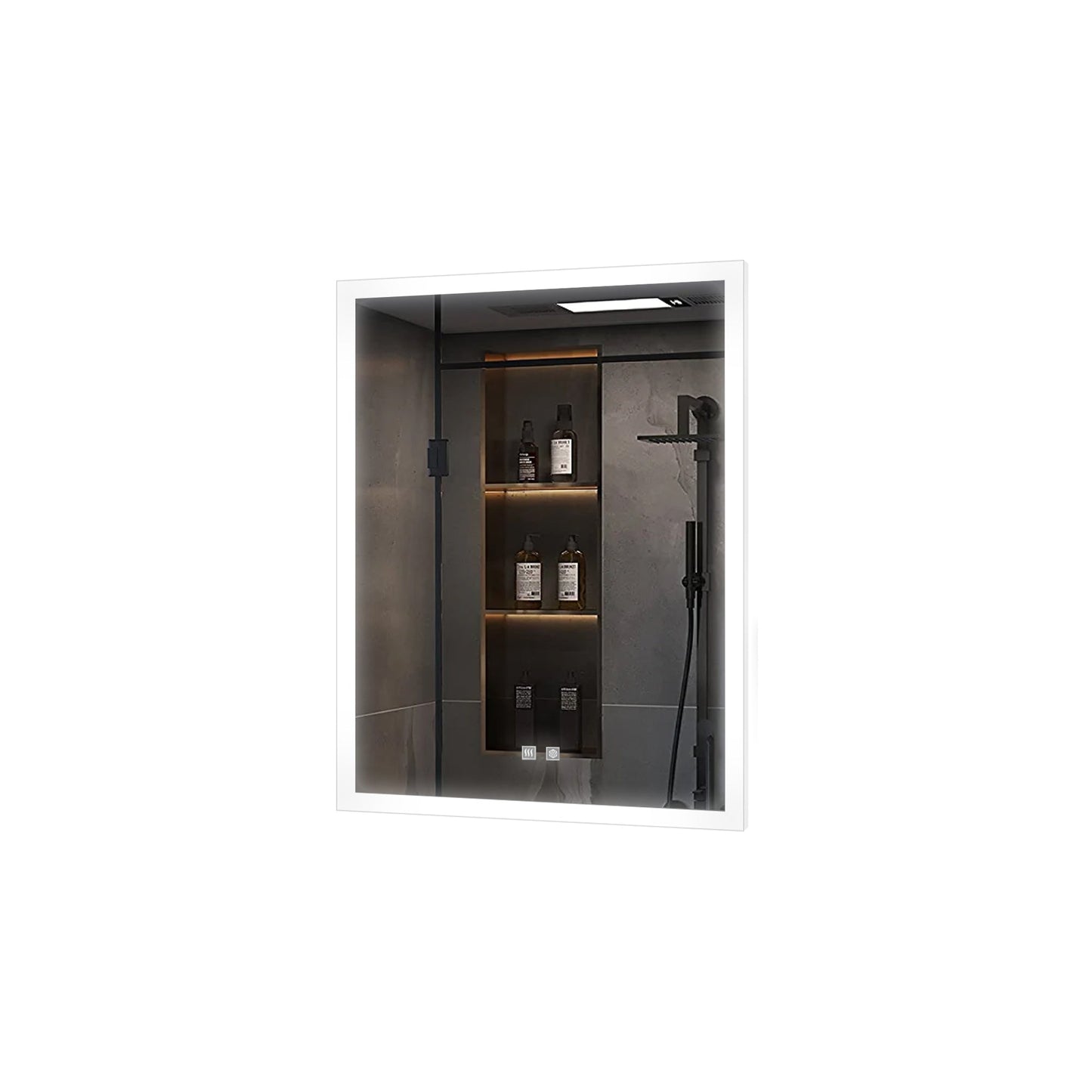 Aurorium 20 in. W x 28 in. H LED Bathroom Vanity Mirror