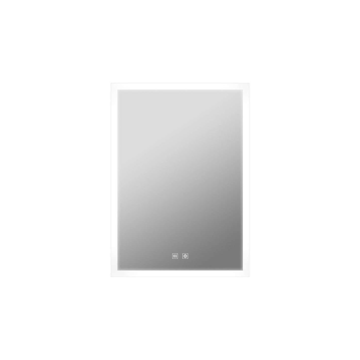 Aurorium 20 in. W x 28 in. H LED Bathroom Vanity Mirror