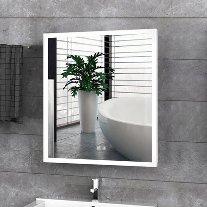Aurorium 24 in. W x 28 in. H LED Bathroom Vanity Mirror