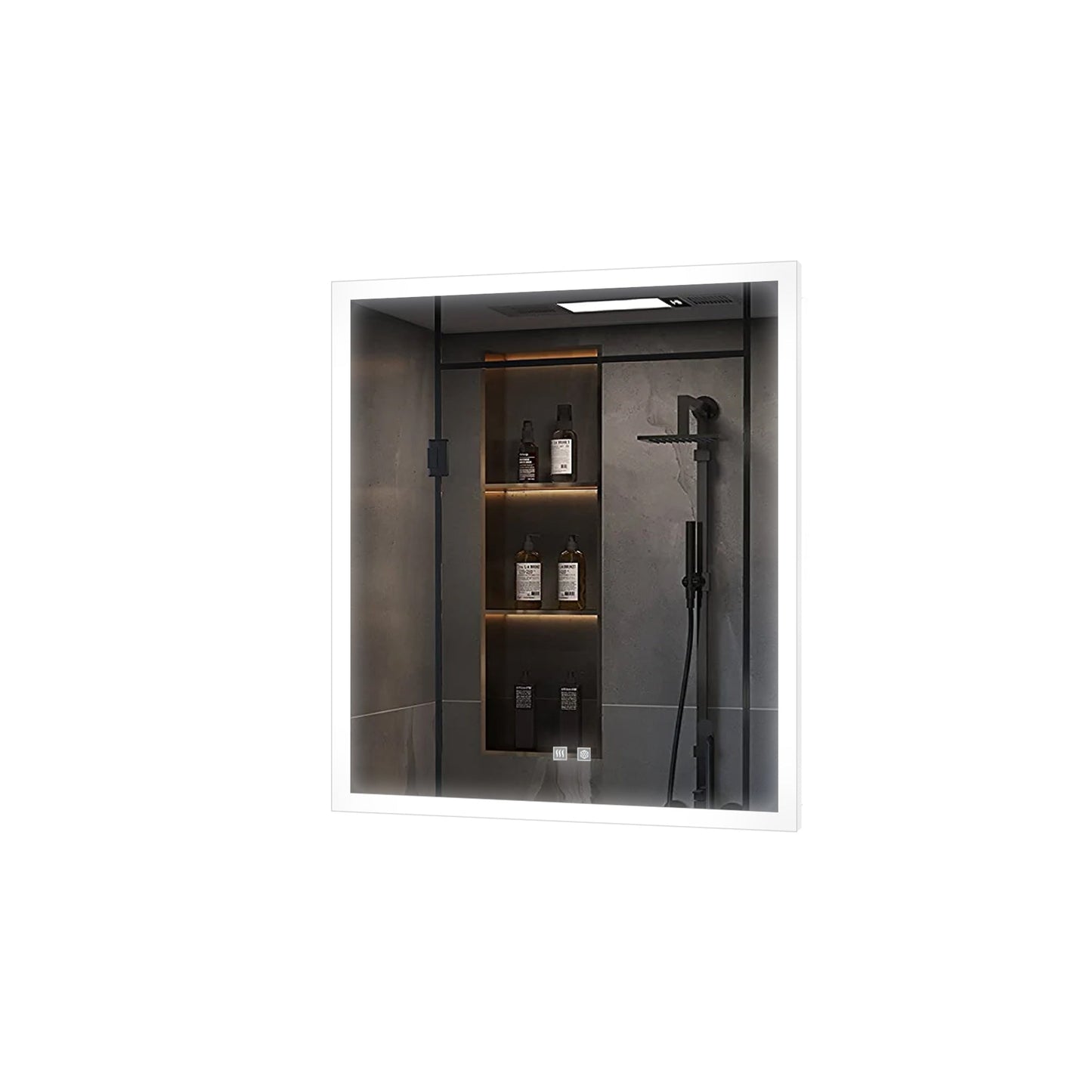 Aurorium 24 in. W x 28 in. H LED Bathroom Vanity Mirror