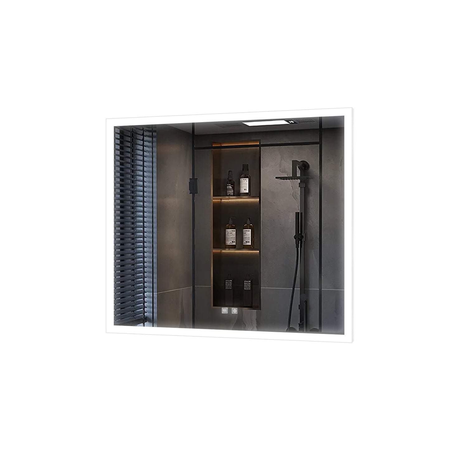 Aurorium 30 in. W x 28 in. H LED Bathroom Vanity Mirror