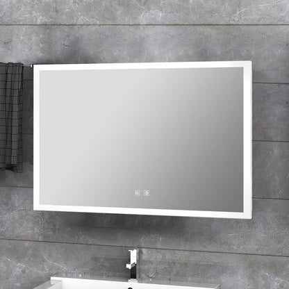 Aurorium 32 in. W x 24 in. H LED Bathroom Vanity Mirror