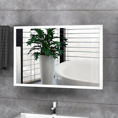 Aurorium 32 in. W x 24 in. H LED Bathroom Vanity Mirror