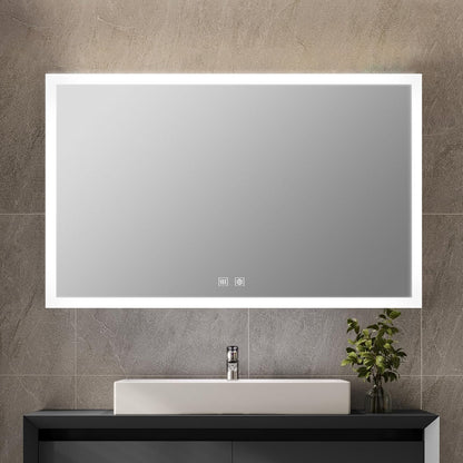 Aurorium 40 in. W x 28 in. H LED Bathroom Vanity Mirror