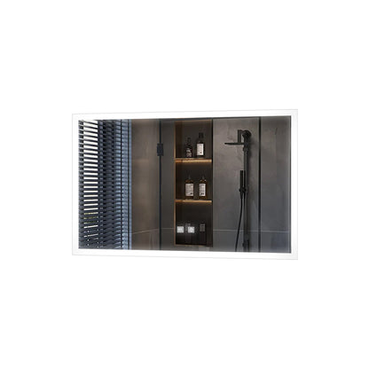 Aurorium 48 in. W x 32 in. H LED Bathroom Vanity Mirror
