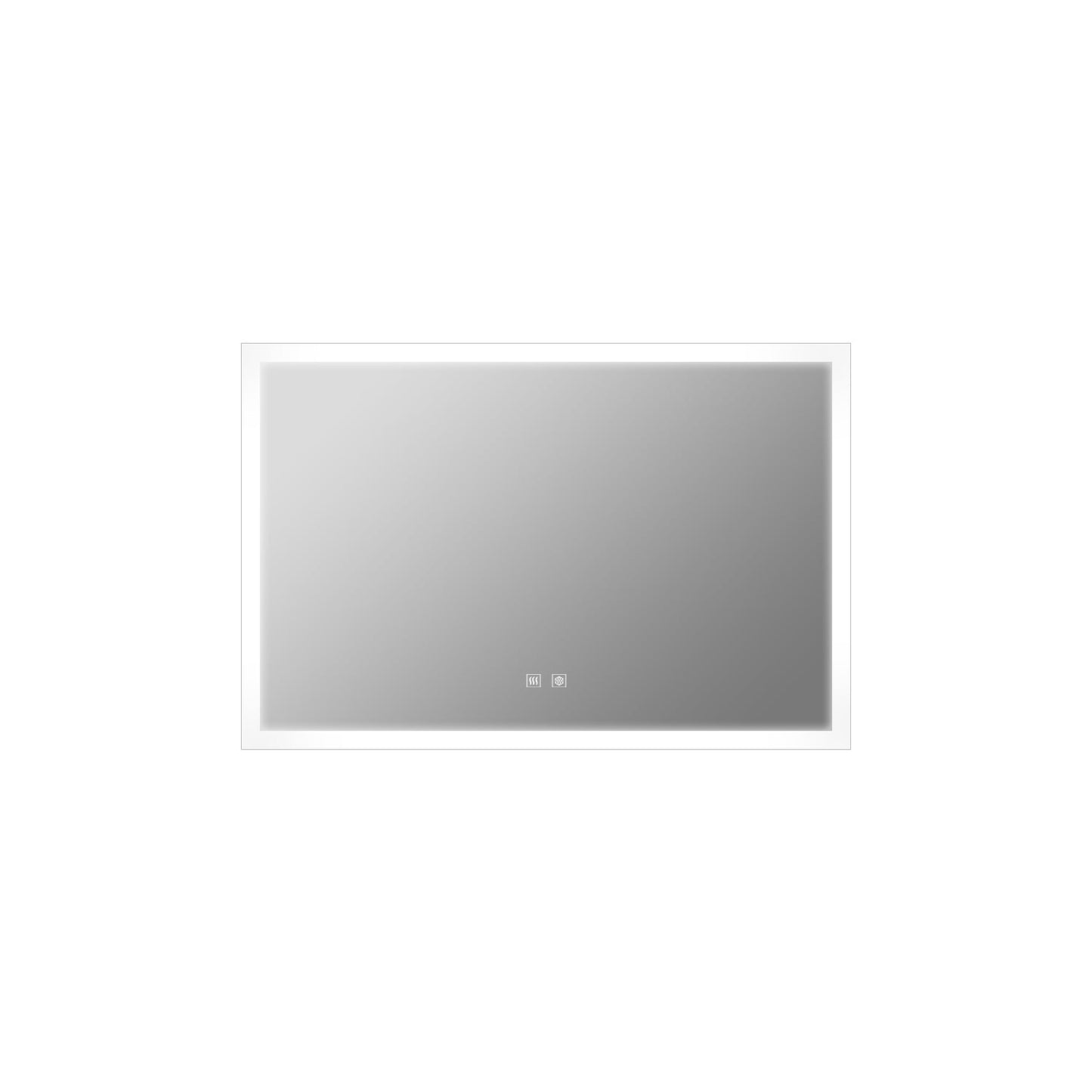 Aurorium 48 in. W x 32 in. H LED Bathroom Vanity Mirror