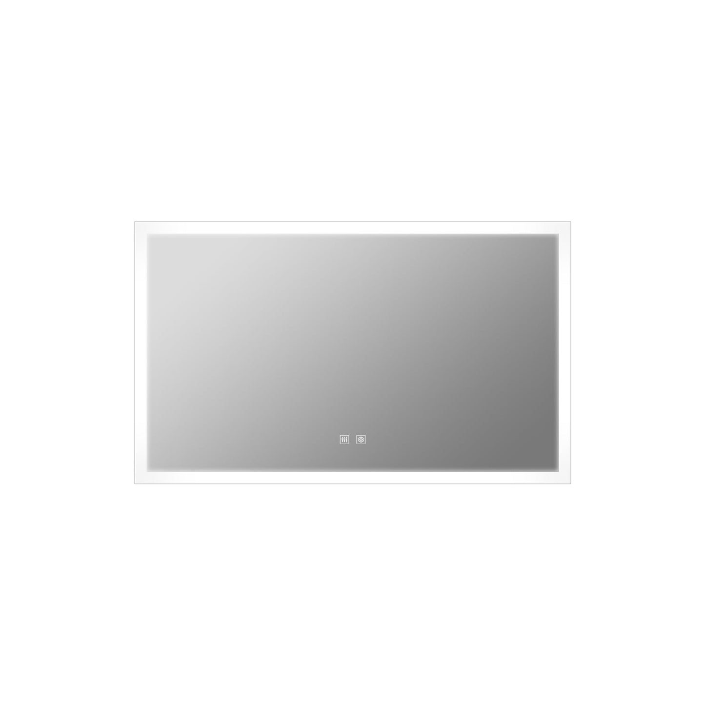 Aurorium 60 in. W x 32 in. H LED Bathroom Vanity Mirror
