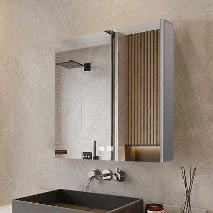 Corsica 20 in W x 28 in H Surface-Mount LED Mirror Medicine Cabinet with Defogger