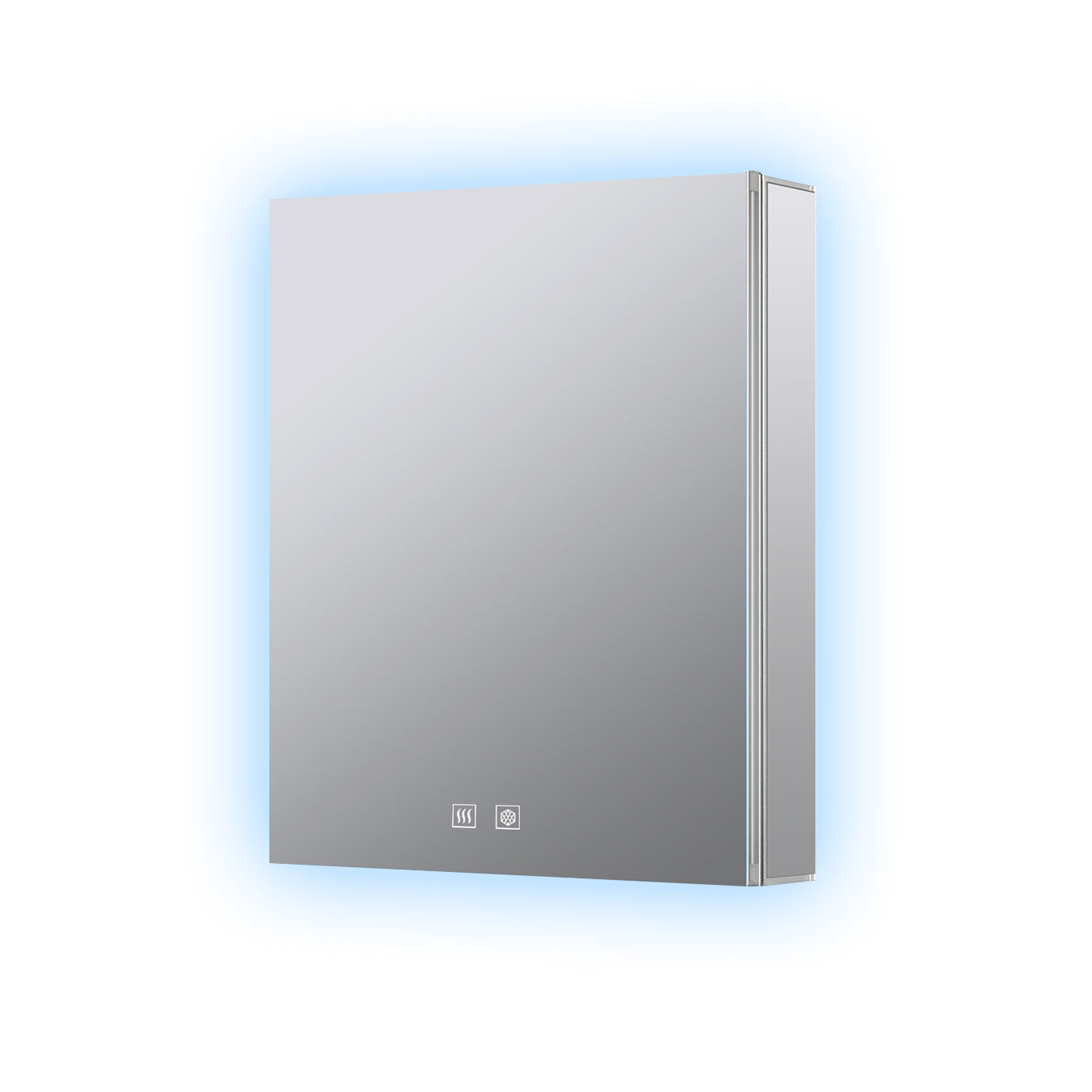 Corsica 20 in W x 32 in H Surface-Mount LED Mirror Medicine Cabinet with Defogger