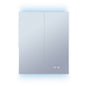 Corsica 24 in W x 30 in H Surface-Mount LED Mirror Medicine Cabinet with Defogger