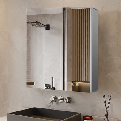 Corsica 30 in W x 36 in H Surface-Mount LED Mirror Medicine Cabinet with Defogger