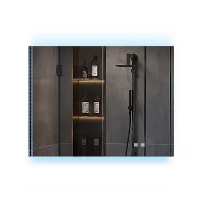 Corsica 36 in W x 28 in H Surface-Mount LED Mirror Medicine Cabinet with Defogger