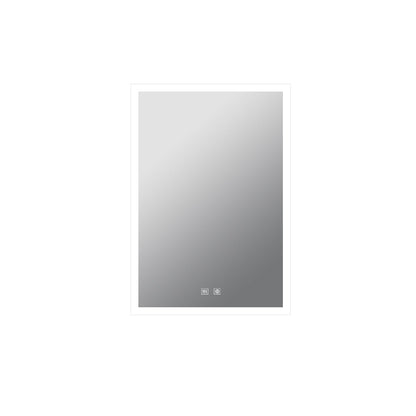 Mesa 20 in W x 32 in H Surface-Mount LED Mirror Medicine Cabinet with Defogger