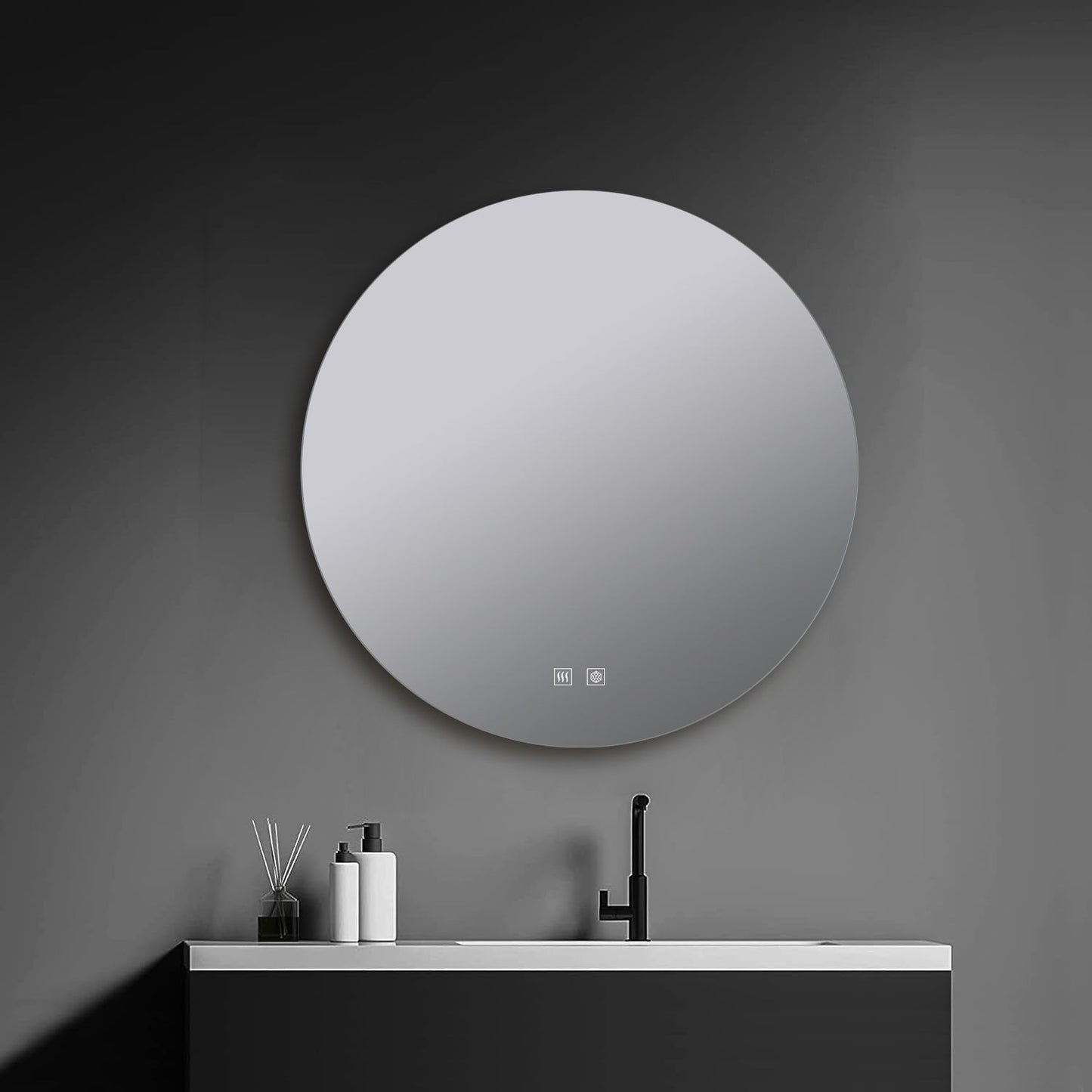 Nordica 70 cm. Diamter Circular LED Bathroom Vanity Mirror