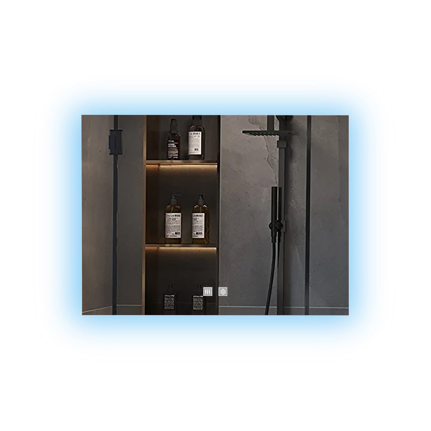 Vellum 32 in. W x 24 in. H LED Bathroom Vanity Mirror