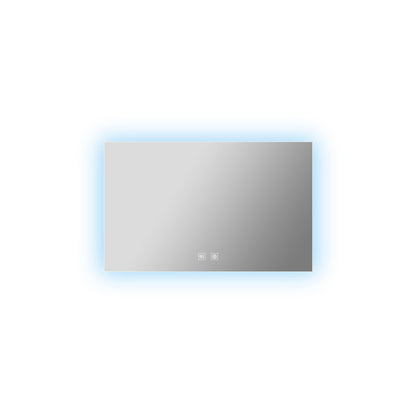 Vellum 48 in. W x 32 in. H LED Bathroom Vanity Mirror