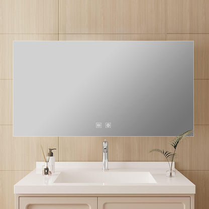 Vellum 60 in. W x 32 in. H LED Bathroom Vanity Mirror