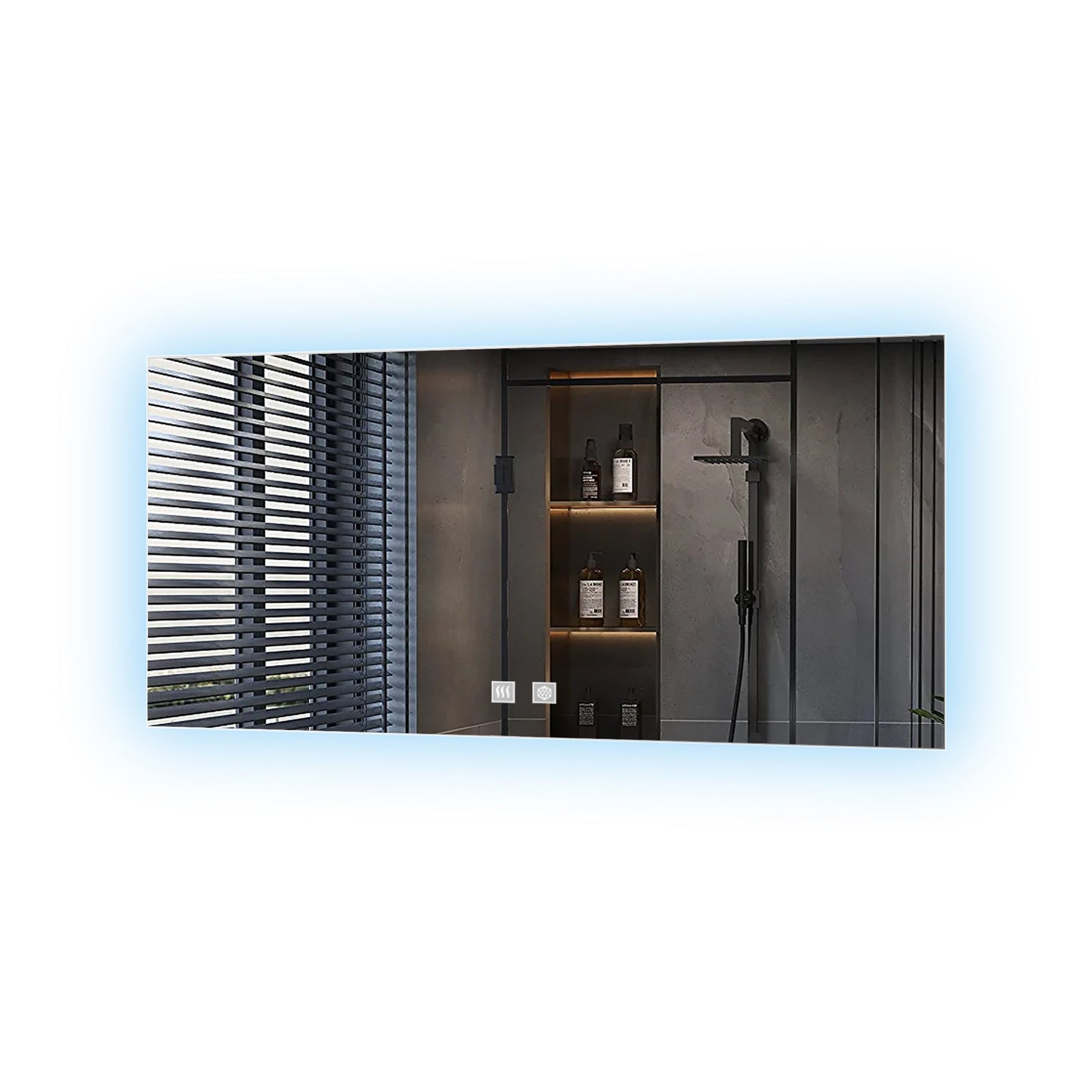Vellum 60 in. W x 32 in. H LED Bathroom Vanity Mirror