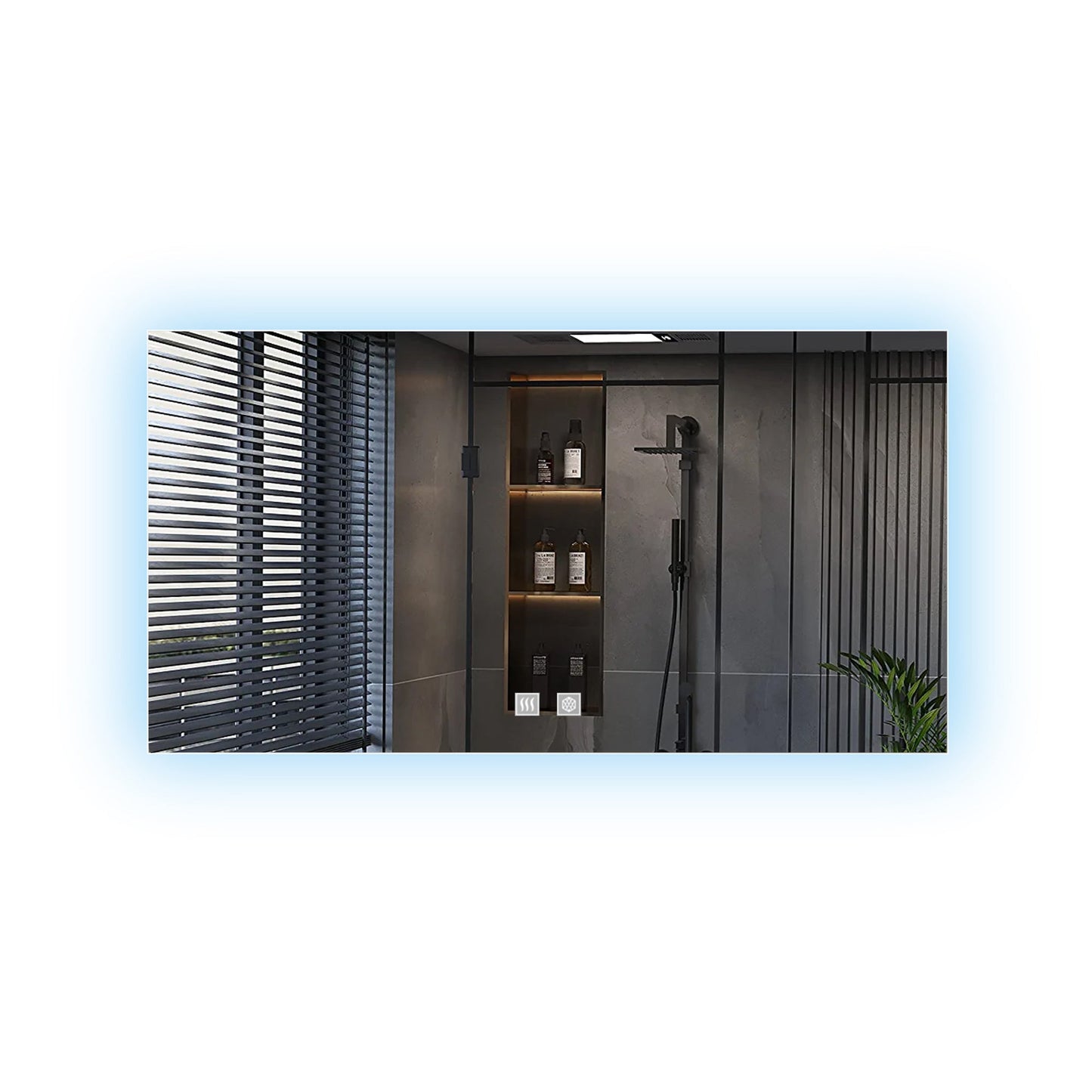 Vellum 60 in. W x 32 in. H LED Bathroom Vanity Mirror