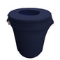 LA Linen SpandexCover32G-NavyX72 Stretch Spandex Trash Can Cover 32 ga | Trash Cans | Kitchen + Metal