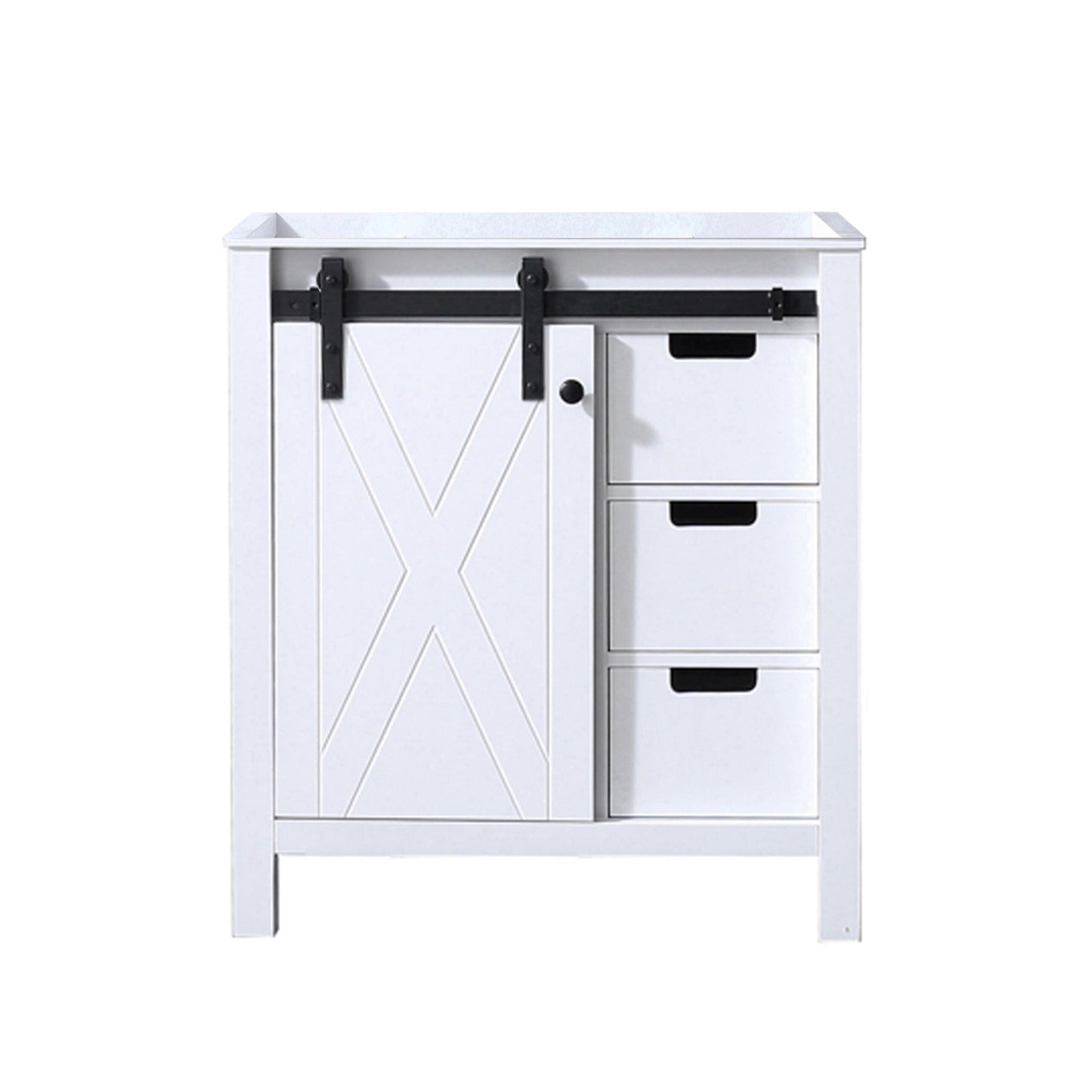 Marsyas 30 in W x 22 in D White Bath Vanity