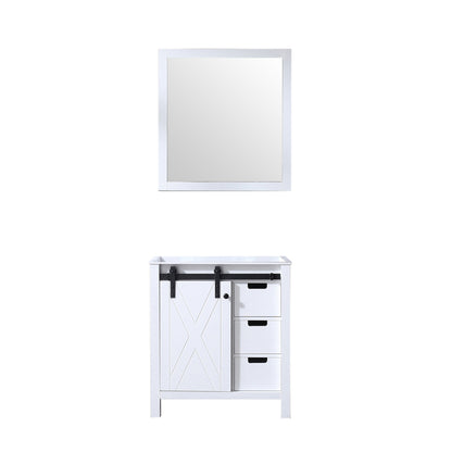 Marsyas 30 in W x 22 in D White Bath Vanity