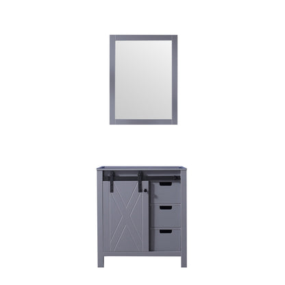 Marsyas 30 in W x 22 in D Dark Grey Bath Vanity